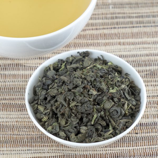 Moroccan green tea with mint