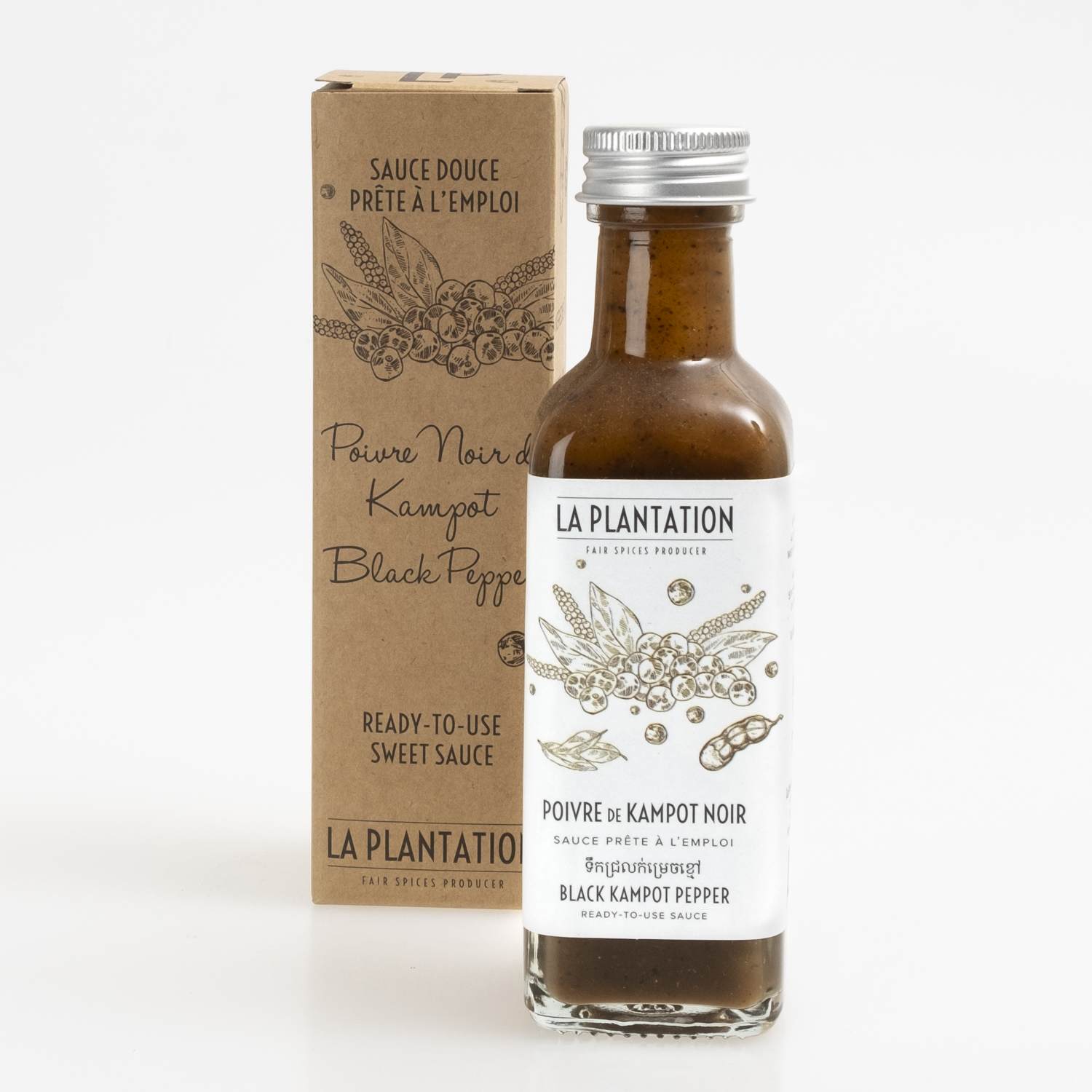 Schwarze Kampot Pfeffer Sauce 100ml - schwarzenbach.ch