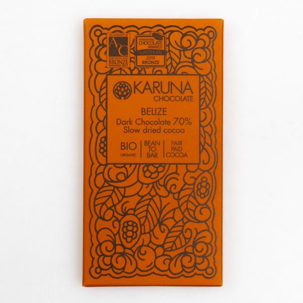 Karuna Belize 70% bio, slow dried 60g