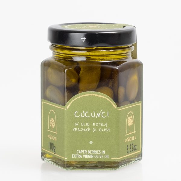 Caper fruits (Cucunci) in olive oil 100g