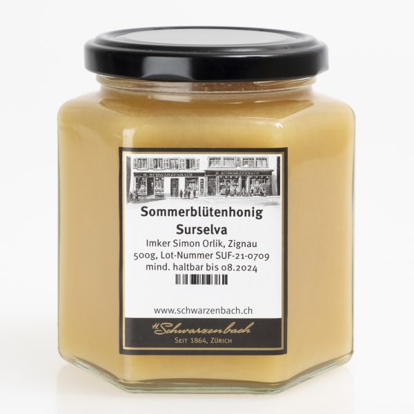 Surselva summer blossom honey (Sommerblütenhonig) 500g