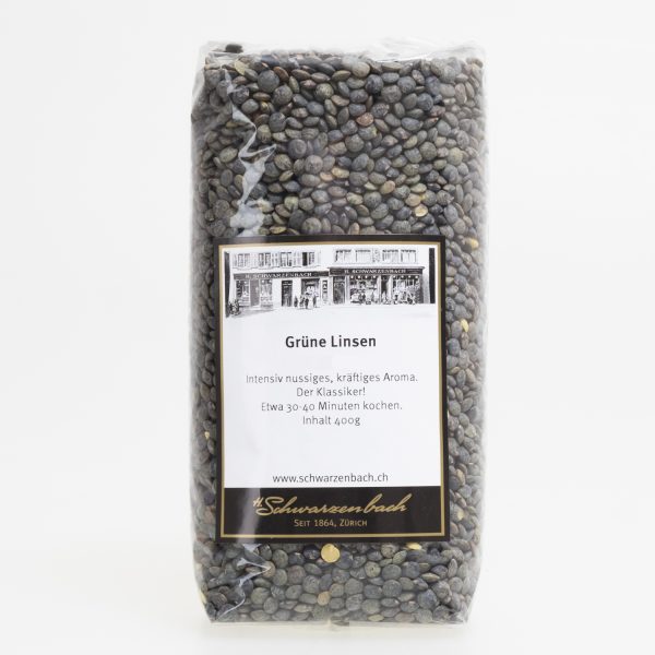 Lentils green, Switzerland bio 400g - Image 2