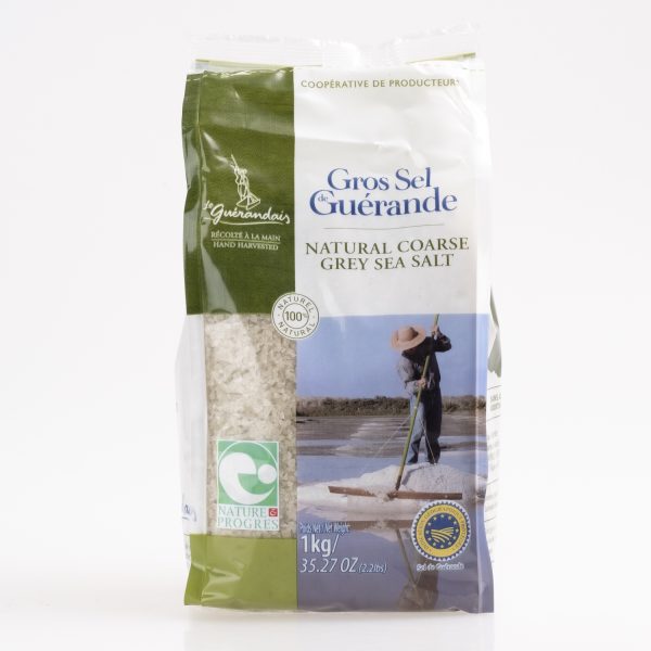 Sea salt grey coarse Guérande 1kg