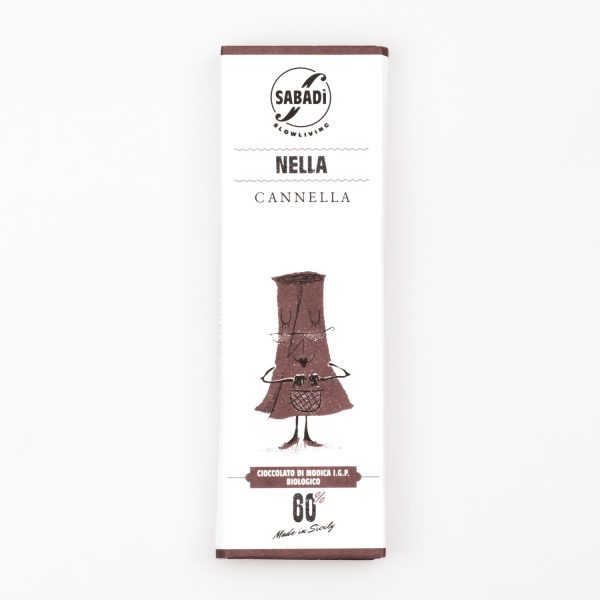 Sabadi "Nella" with cinnamon 60% organic, 50g