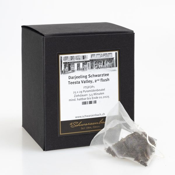 Tea bags Darjeeling black tea, 2nd fl., 25 x 2g