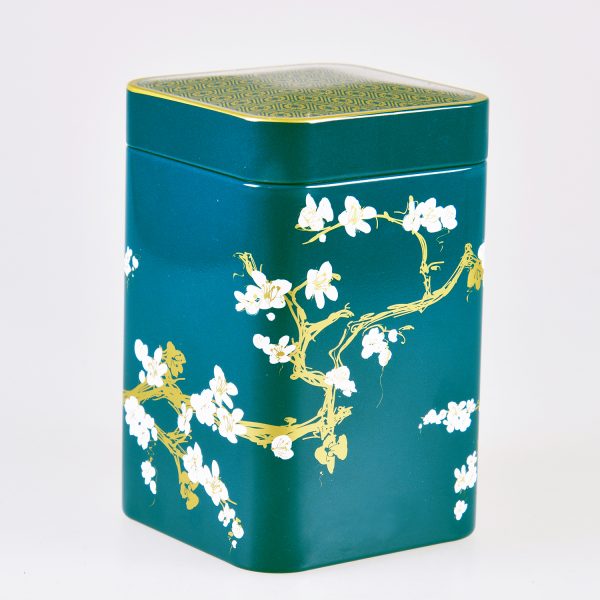 Tea tin "Cherry blossoms" jade 100g