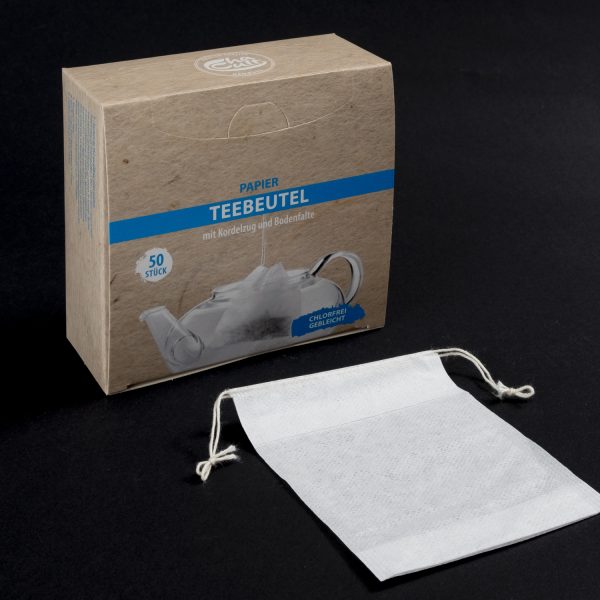 Tee-Filter-Beutel mit Kordelzug Paket à 50 Stk