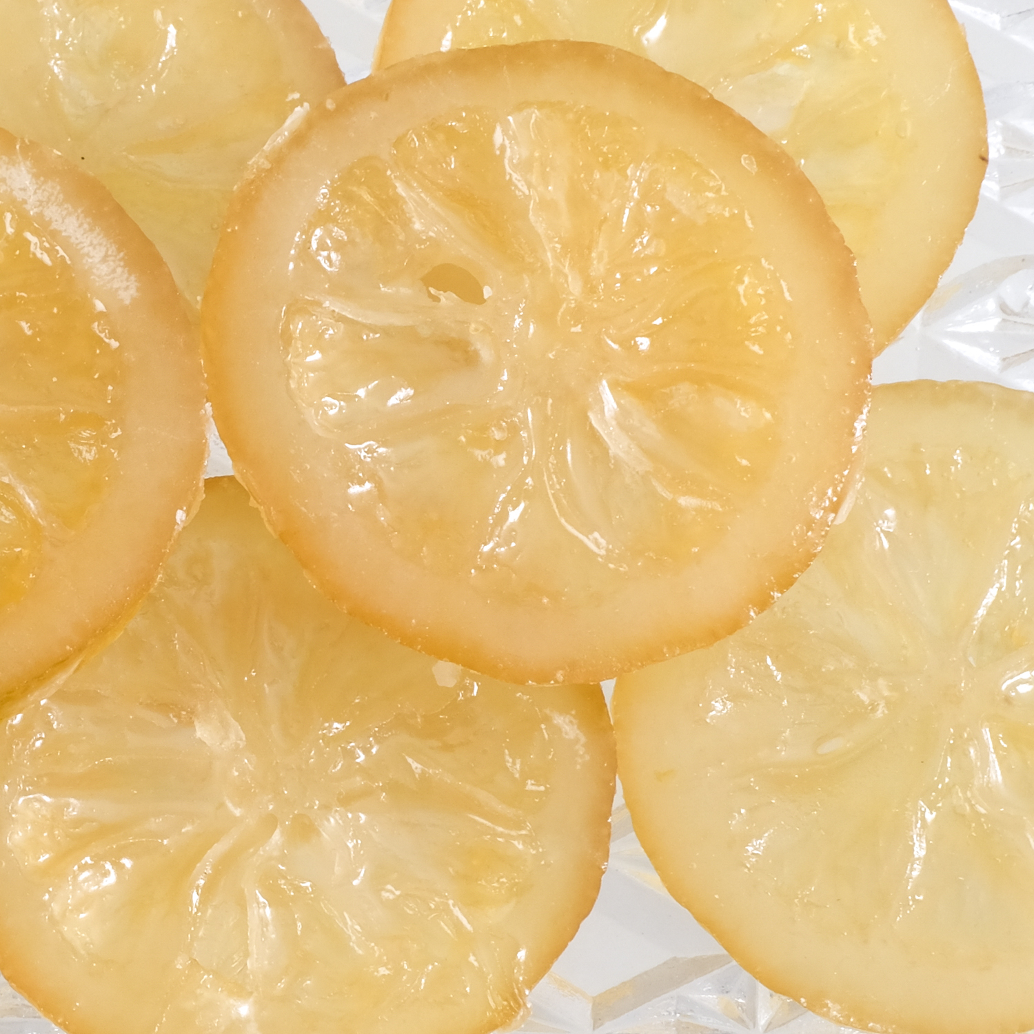 Zitronenscheiben kandiert