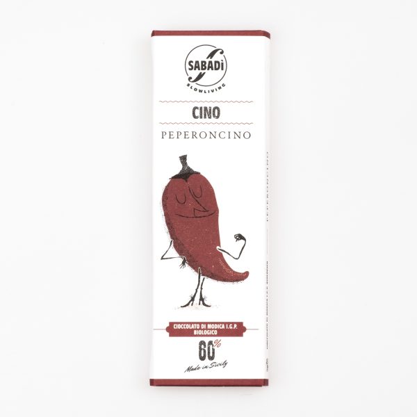 Sabadi "Cino" mit Chili 60% bio, 50g