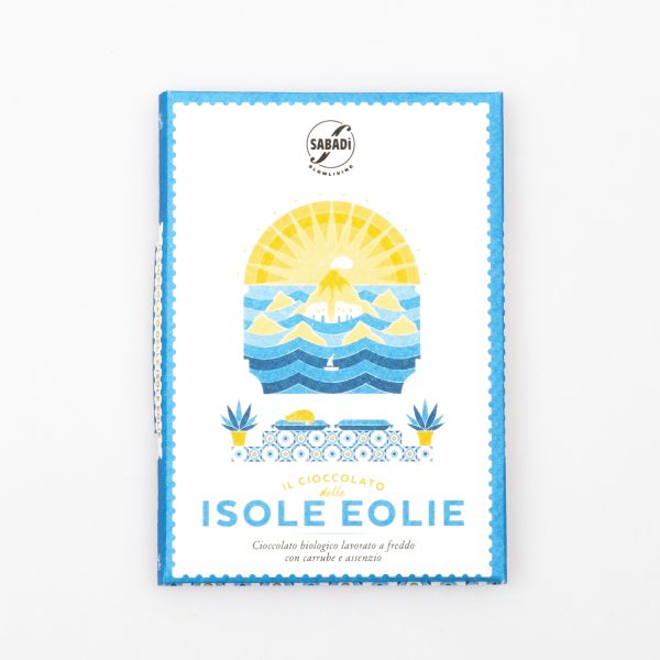 Sabadi "Isole Eolie" 60% organic carob/wormwood, 50g
