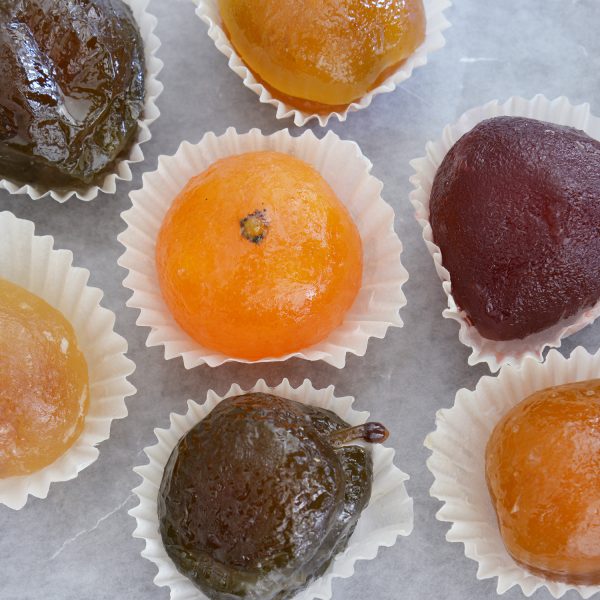 Assorted candied fruits