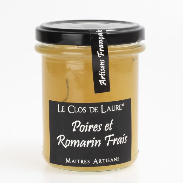 Pear jam "Poires et Romarin Frais" 220g