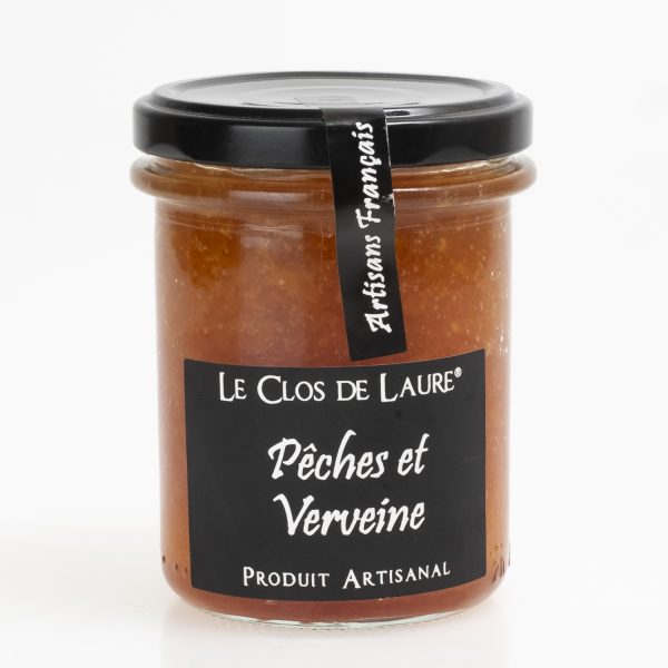 Peach jam "Pêches et Verveine" 220g