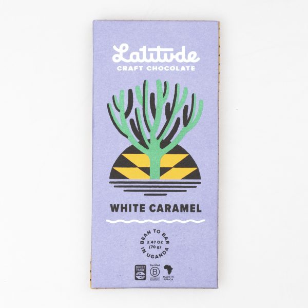 Latitude weiss mit Karamell 40%, 70g
