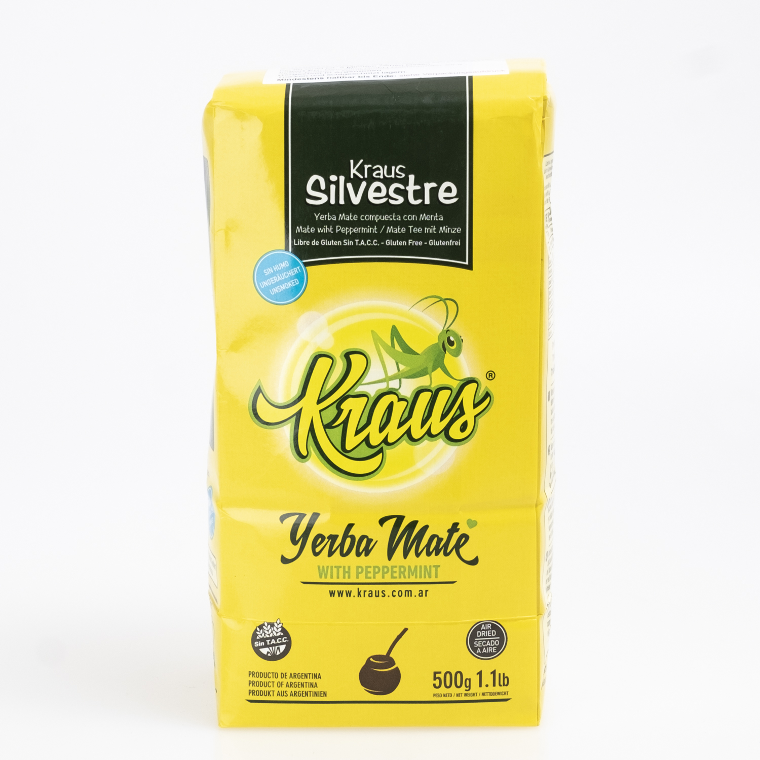 Yerba Mate Argentinien Kraus Pfefferminze 500g