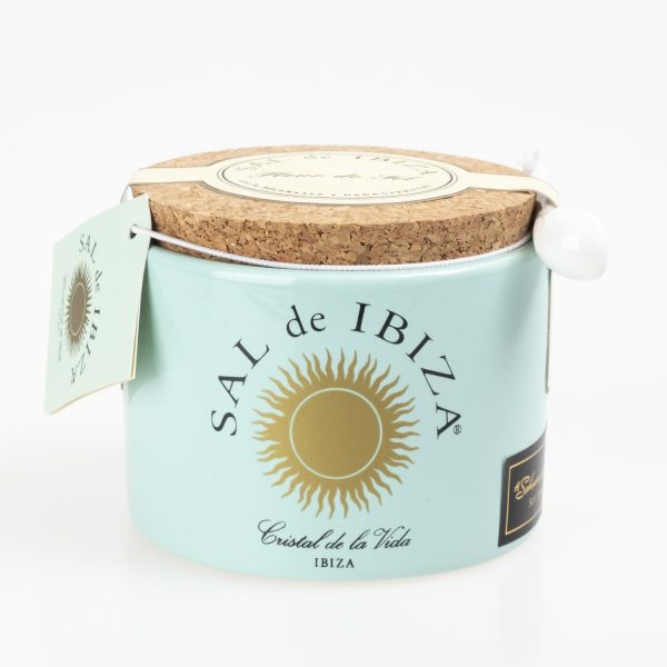 Fleur de Sel Ibiza in ceramic pot 150g
