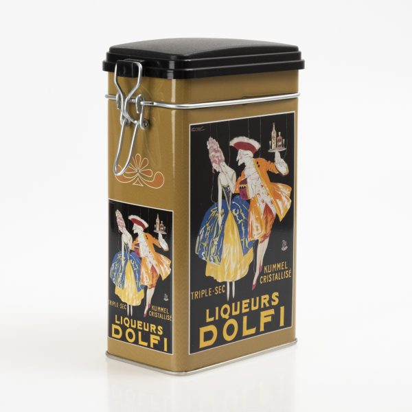 Coffee tin "Liqueurs Dolfi" 250g