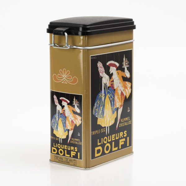 Coffee tin "Liqueurs Dolfi" 250g - Image 2
