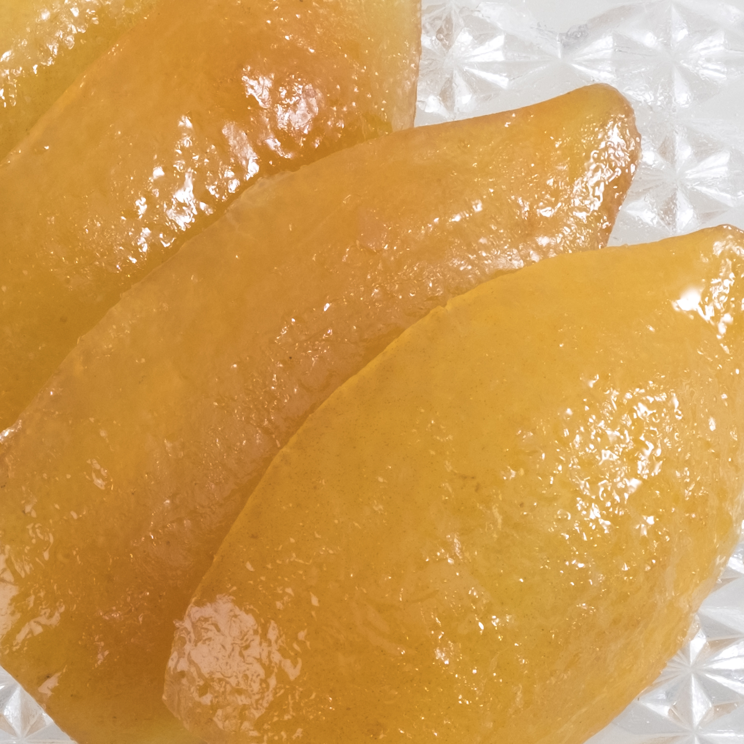 Candied lemon peel drained 1/4 peel