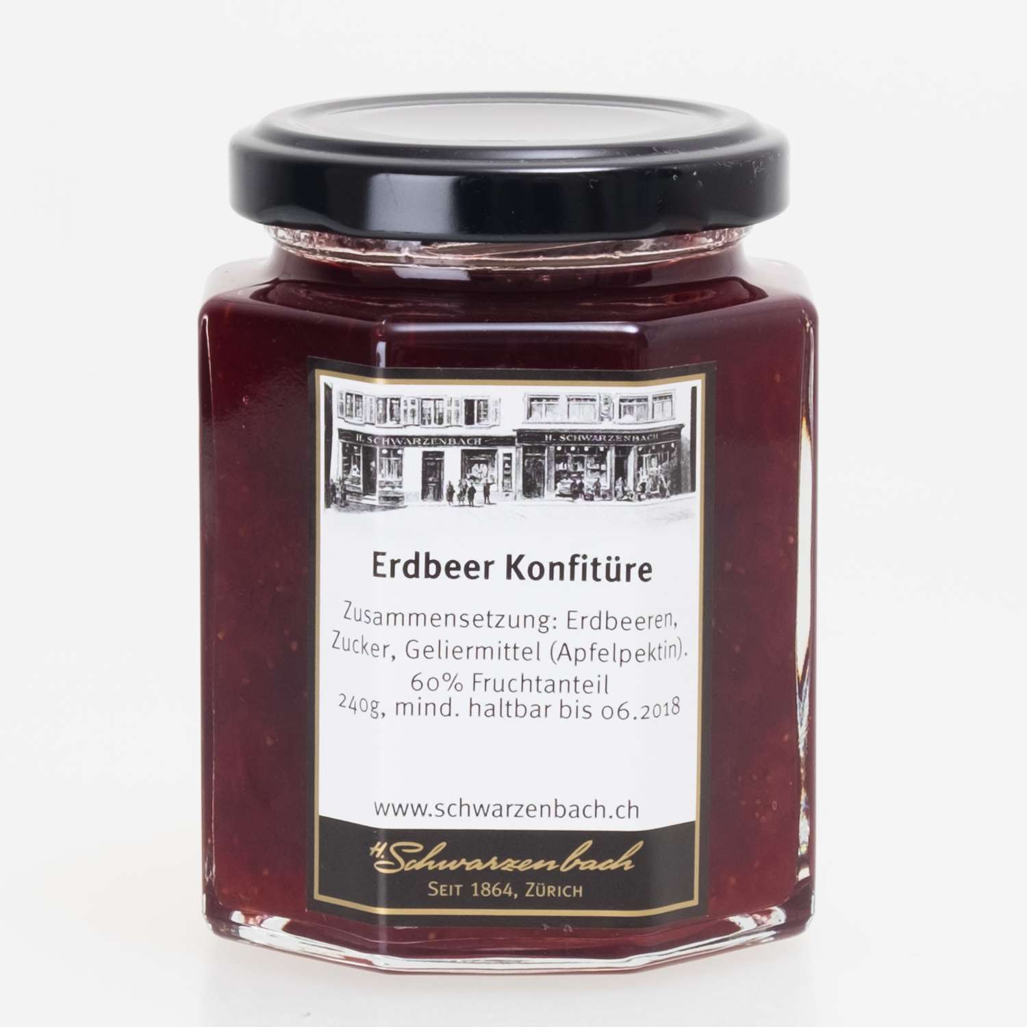 Erdbeer Konfitüre 240g - schwarzenbach.ch