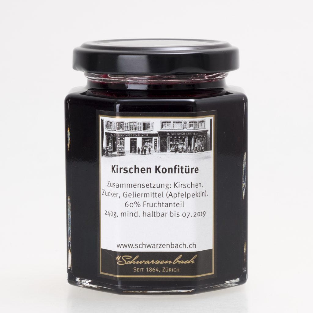 Kirschen Konfitüre 240g - schwarzenbach.ch