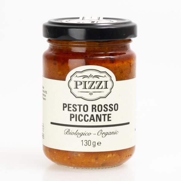 Pesto Rosso piccante bio, Pizzi 130g