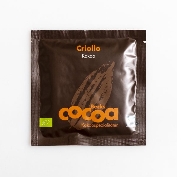Becks chocolate powder Criollo 100% organic 20g