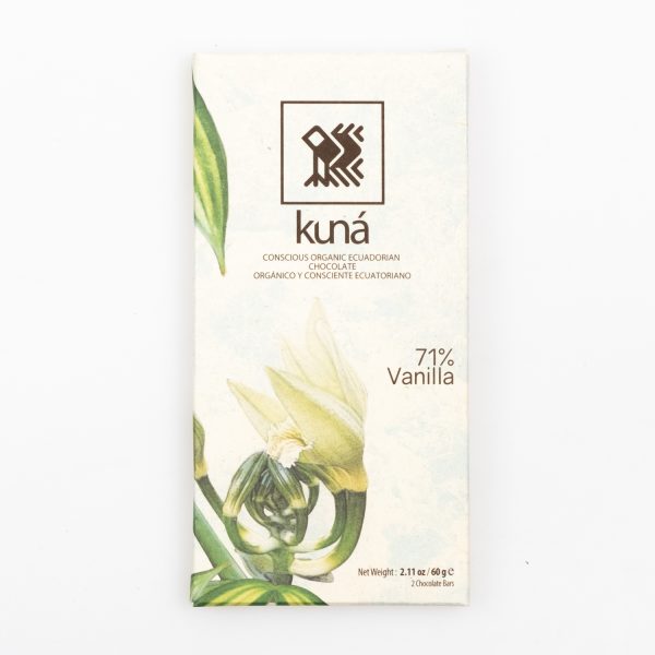 Kuna vanilla organic 71%, 2x30g