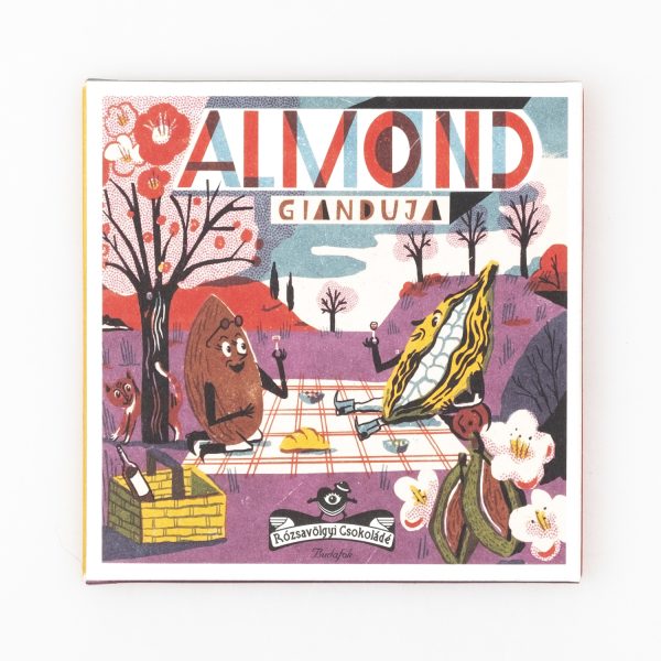 Rózsavölgyi chocolate almond gianduja 73%, 70g