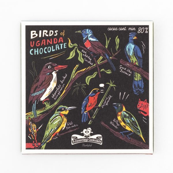 Rózsavölgyi Schokolade Birds of Uganda 80%, 70g