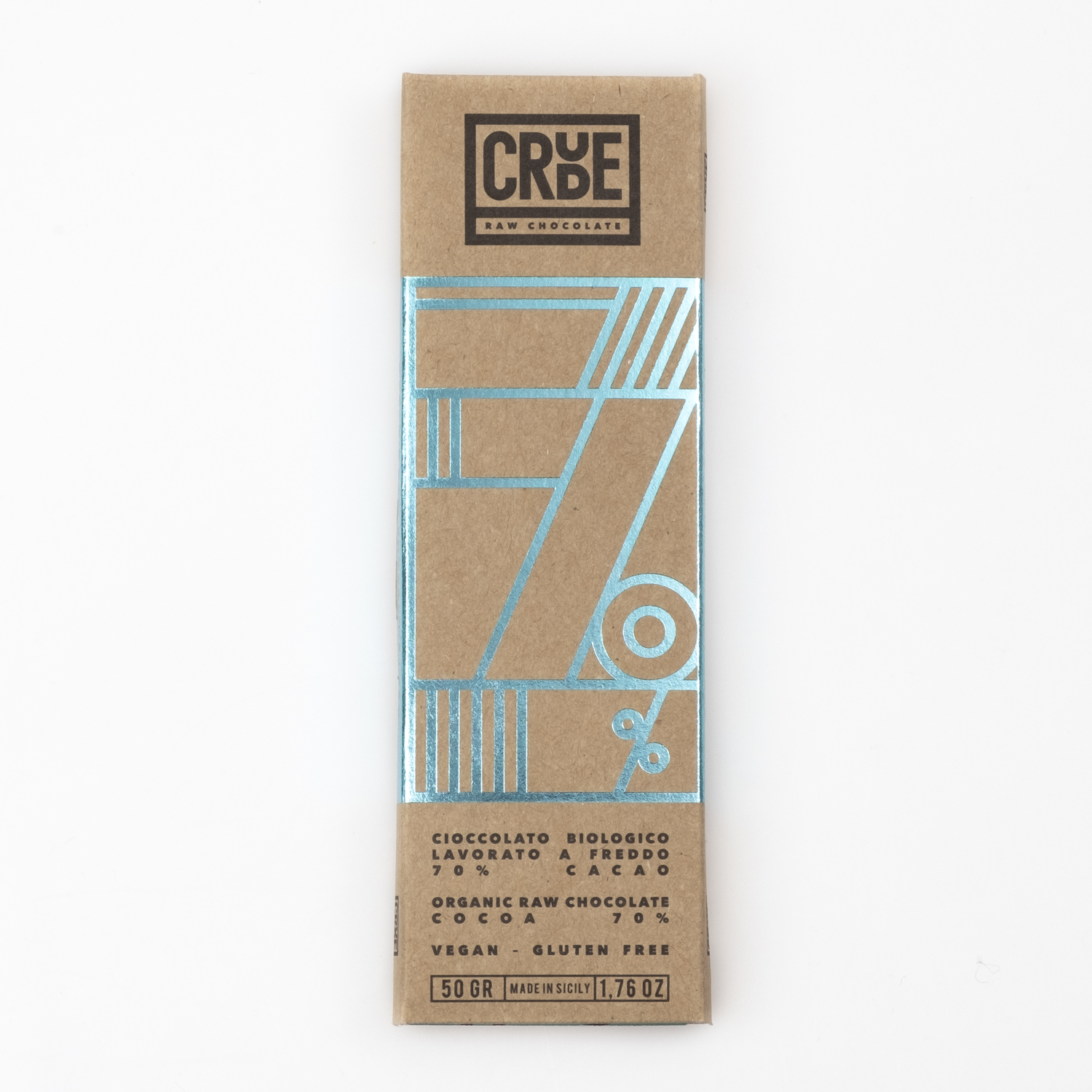 Sabadi raw chocolate dark 70% organic, 50g