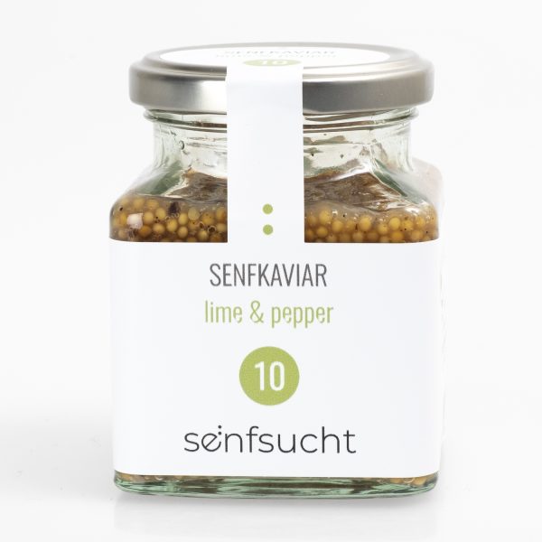 Mustard Caviar Lime & Pepper 260g