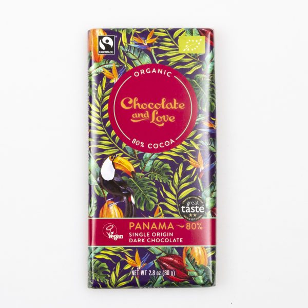 Chocolate & Love Panama organic 80%, 80g