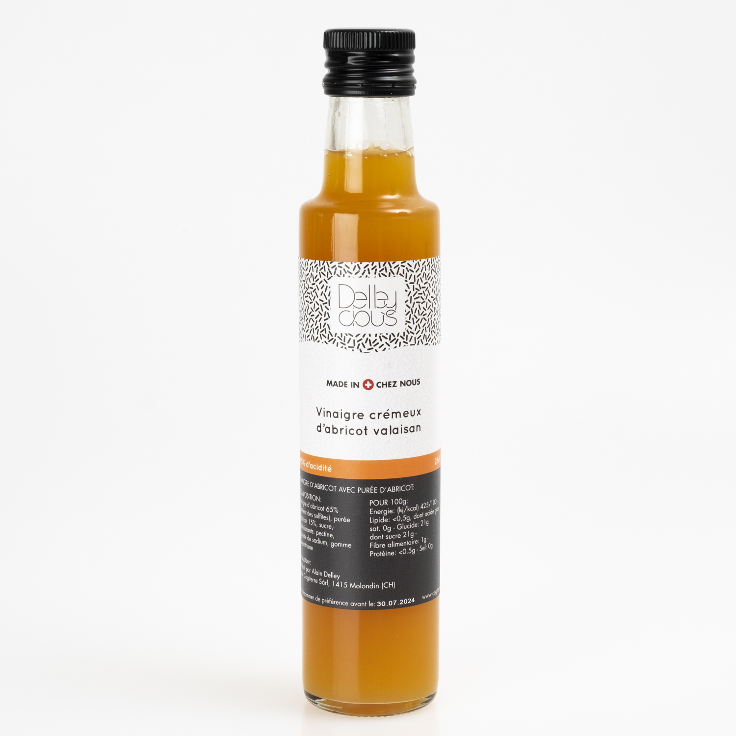 Fruit pulp vinegar Apricot 2.5dl