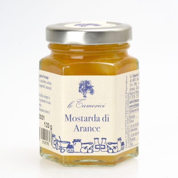 Mostarda oranges Tamerici 120g