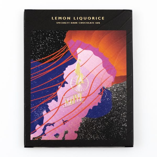 Naive Lemon Liquorice (Lakritze) 66%, 55g