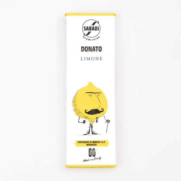 Sabadi "Donato" with lemon 60% organic, 50g