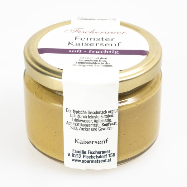 Fischerauer kaiser mustard 250g