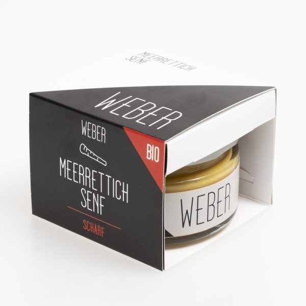 Weber Horseradish Mustard organic 125g