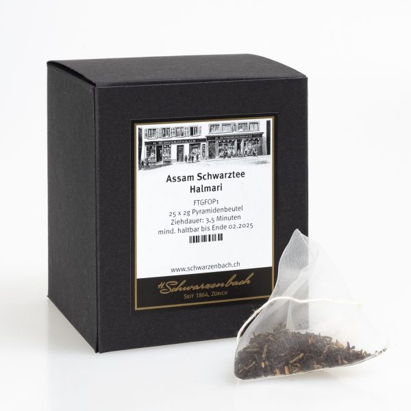 Tea bags Assam black tea, Halmari, 25 x 2g