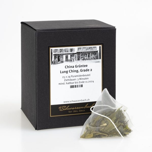 Tea bags China green tea, Lung Ching Gr. 2, 25 x 2g