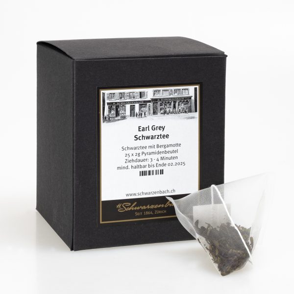 Tea bags Earl Grey black tea, 25 x 2g