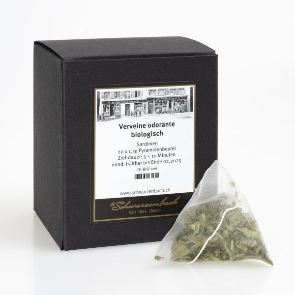 Tea bags Verveine odorante organic, 20 x 1.3g