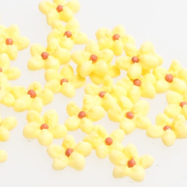 Forget-me-not yellow 10mm 30 pcs.