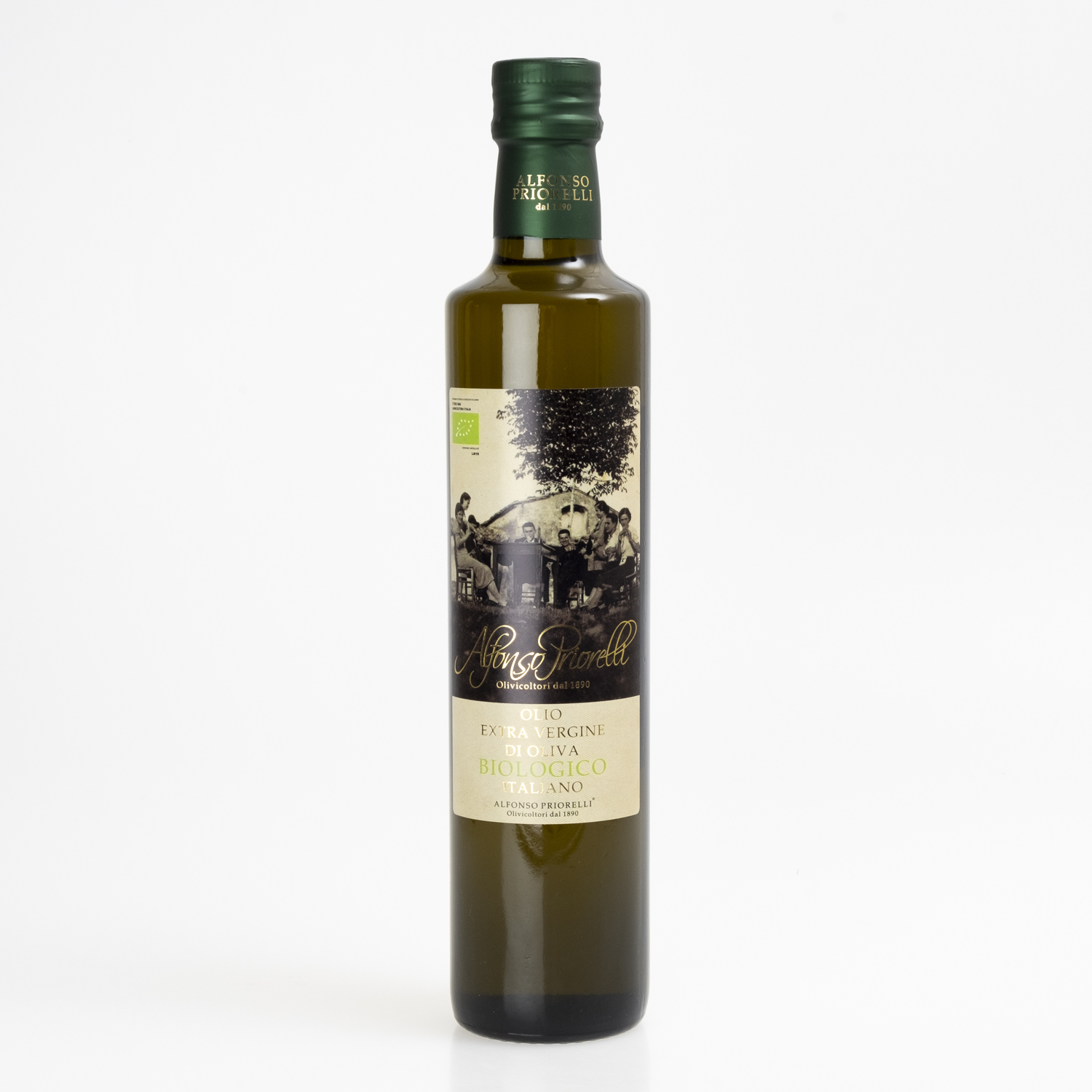 Olive oil Priorelli organic 5dl, Umbria Italy