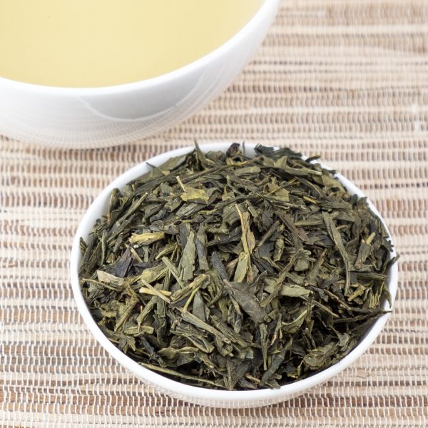 Japan green tea, cherry