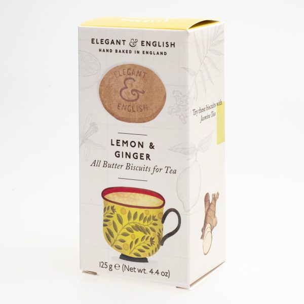 Biscuits with ginger and lemon