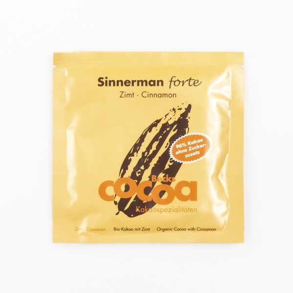 Becks chocolate powder Sinnerman Forte organic 25g