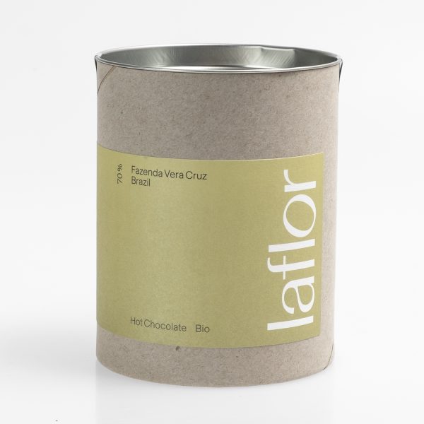 Laflor Hot Chocolate Brasil Vera Cruz 70% 300g Tin bio