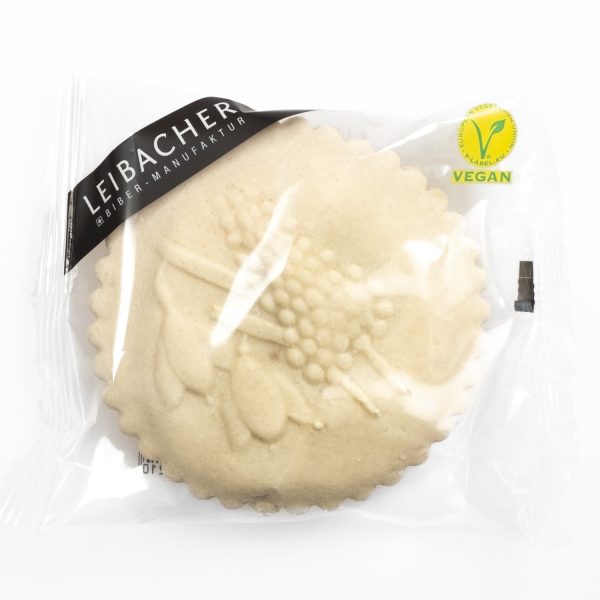 Zürcher Biberli weiss bio, Haselnuss Vegan 80g